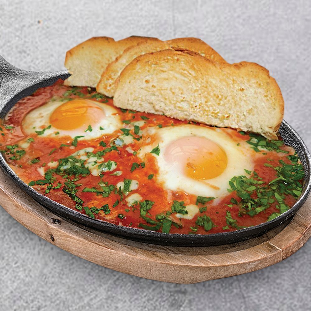 Шакшука с беконом