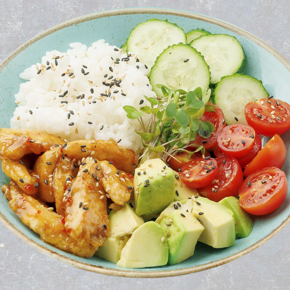 Поке Болл с курицей